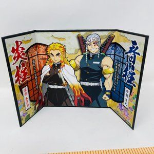 Demon Slayer Kimetsu no Yaiba Collectors Mini Byobu Folding‎ Screen Desktop Art